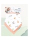 Moon Pack Of 2 Organic Muslin Bibs