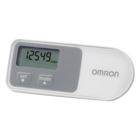 Omron HJ-320-E Walking Style Step Counter White/Grey
