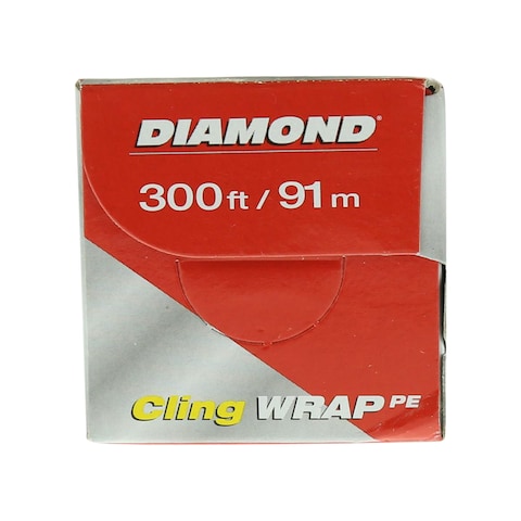 Diamond Cling Wrap Clear 300sqft