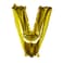 16" Gold Foil Letter V Balloon