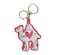 Caravaan - Trendy  Key chain/ key ring/ tree ornament. Dubai Icon Love design. Super smooth touch PU fabric.  Size: 7cm