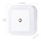 Decdeal - 6pcs Square Light Sensor Baby Room Nursery White LED Night Light Wall Nightlight AC110V-220V