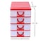 Kuber 4 Layer Drawer Storage Cabinet Box
