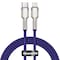 Baseus USB-C to Lightning Fast Charging Data Transfer Cable Type-C PD 20W Cafule Series Fast Power Delivery 1m Purple