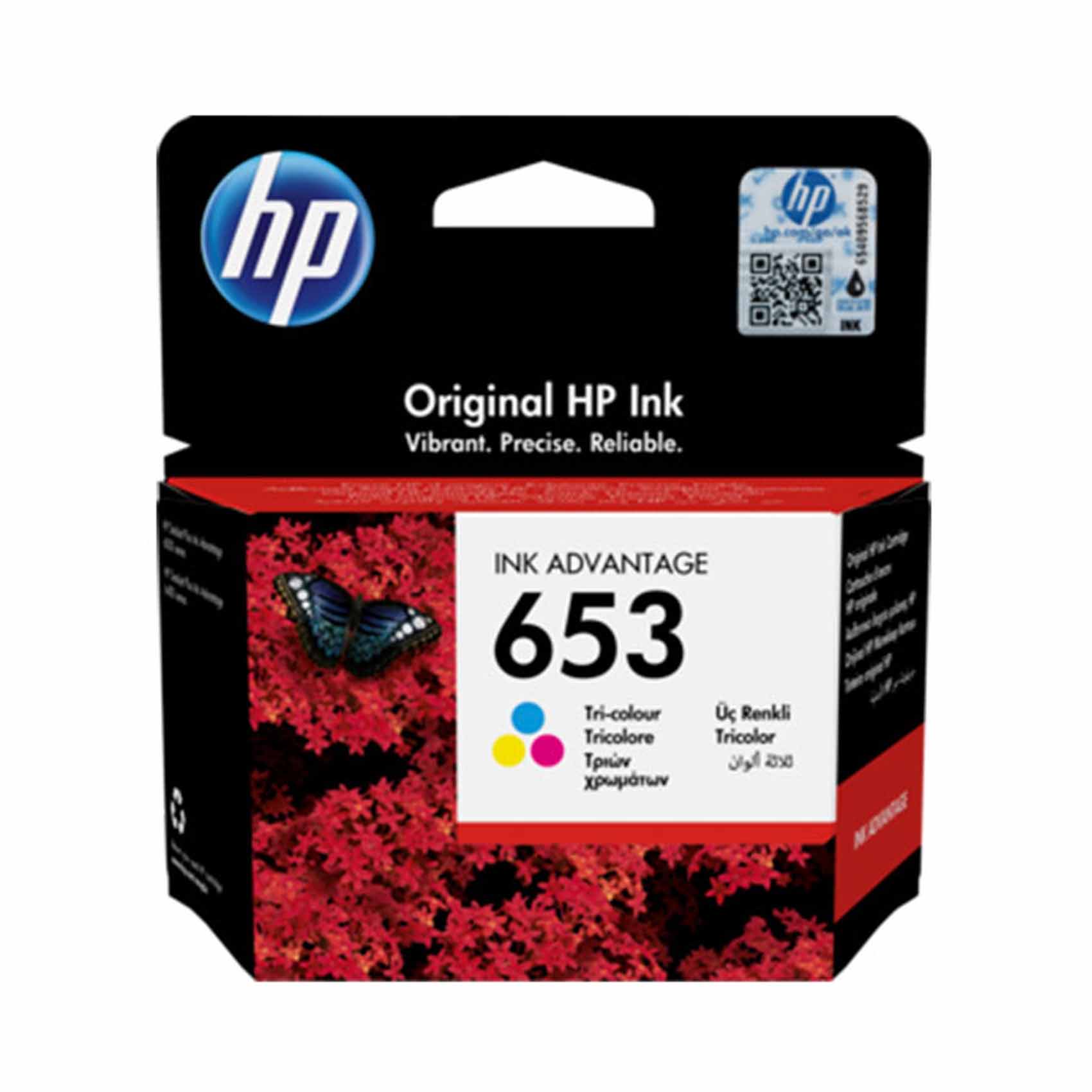 HP Original Color Ink Cartridge 653