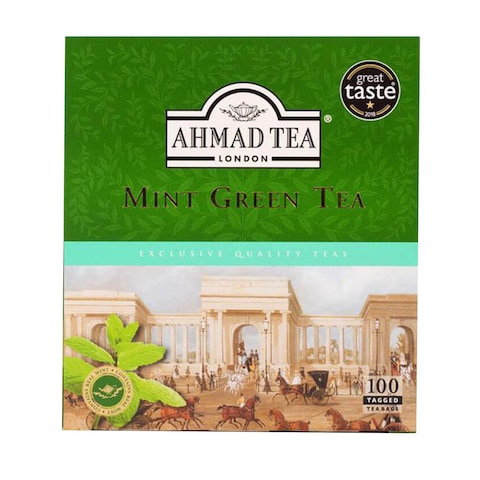 Ahmad Tea Green Mint - 100 Tea Bags