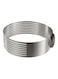 Generic Stainless Steel Slicing Ring Cake Mould Silver