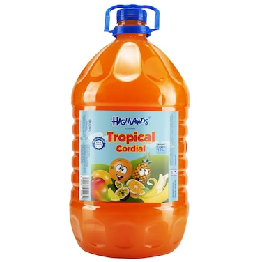 Highlands Cordial Tropical Juice 5L