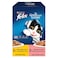 Purina Felix As Good As It Looks with Chicken and Salmon in Jelly Adult Cat Food, 85g Pack of 4