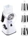 Generic Multi-Functional Manual Roller Vegetable Shredder White 28 x 14 x 17cm