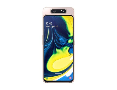 Samsung Galaxy A80 - 6.7-inch 128GB/8GB Dual SIM 4G Mobile Phone - Angle Gold