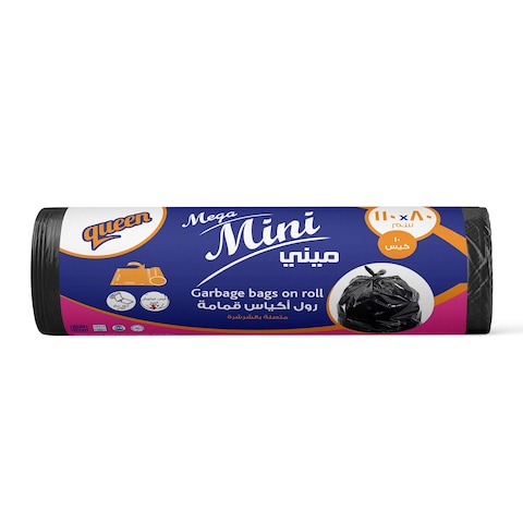 Queen Mini Garbage Roll, 80x110 cm - 12 Bags
