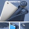 iPad 10th Generation Case 10.9 Inch 2022 Slim Tri-fold Stand Soft Back with Pencil Holder for iPad 10th Gen Support Touch ID Auto Sleep/Wake and Honeycomb Grid Cushion Design