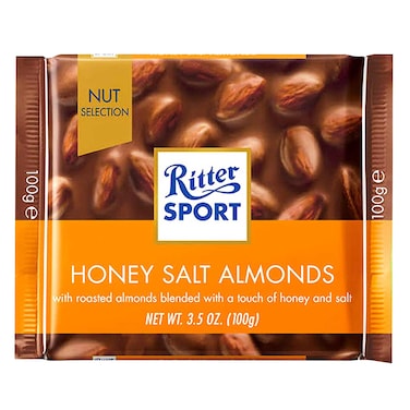 Ritter Sport Honey Salt Almonds Chocolate 100g