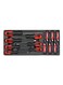 13-Piece Screwdriver Set Black/Red/Silver