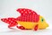 Plush Pet Fish Dog Toy - Multicolour - 3pc