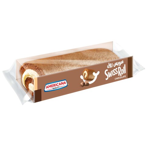 Buy Americana Swiss Roll- Chocolate Large Size 110g in UAE