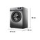Front Loading Washing Machine 10 kg 176 kW BWF-010 Silver (Installation Not Included)