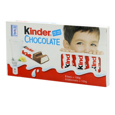 Kinder Chocolate 100G 8 Pieces