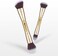 Ducare Makeup Brushes Duo End Powder Foundation Buffer And Contour Synthetic Cosmetic Tools 2Pcs