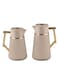 Royal Camel Thermos Set Of 2 Pieces For Coffee And Tea Light Brown/Golden 1 Liter And 0.5 Liter