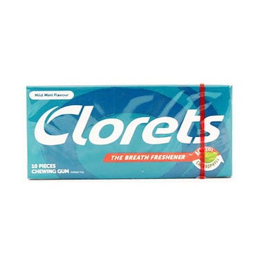 Clorets Chewing Gum Arctic Mint 10 Pieces