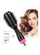 3-In-1 Multi Styling Hair Dryer Brush Black/Pink