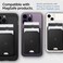 Spigen Urban Fit (MagFit) Magnetic Wallet Card Holder [3 cards] for MagSafe compatible with iPhone 15 Pro Max / 15 Pro / 15 Plus / 15 / iPhone 14/13/12 series - Black