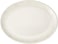 Flamingo Pearl Leaf Oval Plate, White, 16 Inches, FL9041MW