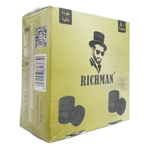 Richman Fast Burning Charcoal Black
