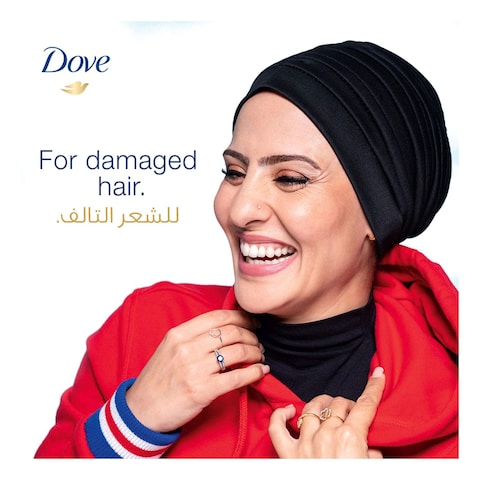 Dove Shampoo for Damaged Hair Intensive Repair Nourishing Care for up to 100% Healthy Looking Hair 400ml
