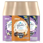 Buy Glade Lavender And Vanilla Automatic Refill Spray White 269ml Pack of 2 With Elegant Amber And Oud Automatic Refill Spray White 269ml in UAE