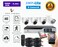 Tomvision - 4Channel AHD Camera KIT with 1TB Hard Disk 2MP/720P CCTV Security Recording System Kit 3Pcs Indoor 1Pc Outdoor Camera and P2P Cloud Alarm System Home Security (4Channel(1TB), 3Indoor&amp;1Outdoor)