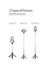 Generic - Selfie Stick Tripod With Mirror Extendable Monopod Black