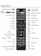 Generic Replacement Tv Box Remote Control Black