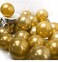 Party Propz 12" Metallic Chrome Shiny Latex Balloons For Party Decoration -Set Of 50 Pieces (Golden)