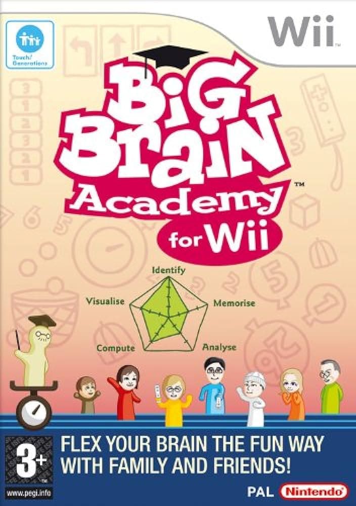 نينتيندو NINTENDO Wii Big Brain Academy
