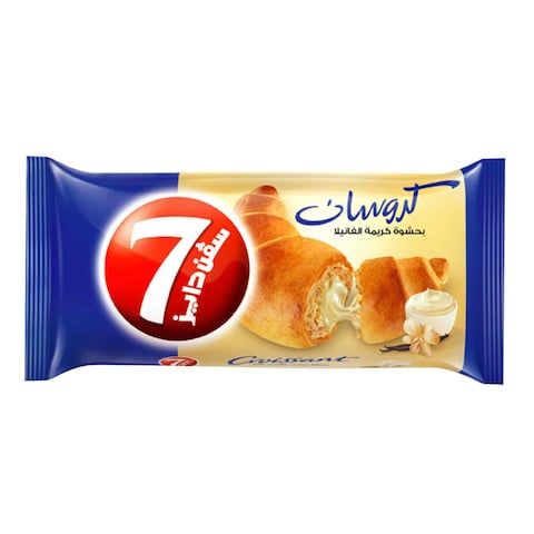 Buy 7Days Croissant with Vanilla Cream Filling 55g in UAE