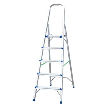 سلم ألومنيوم 5 درجات R-16005 33054 - فضي