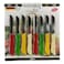 Solingen Knife 8Pcs S-Solid Handle Color Assorted