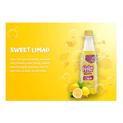 Hola Sweet Limao Carbonated Drink 301Ml