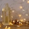 10M 100 LED Christmas Snowflake String Lights, Extendable for Holiday Party, Xmas Tree, New Year, Garden Decorations, Warm White