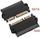 Professional SATA to SFF-8482 SAS 180 Degree Angle Adapter Converter Straight Head for motherboard