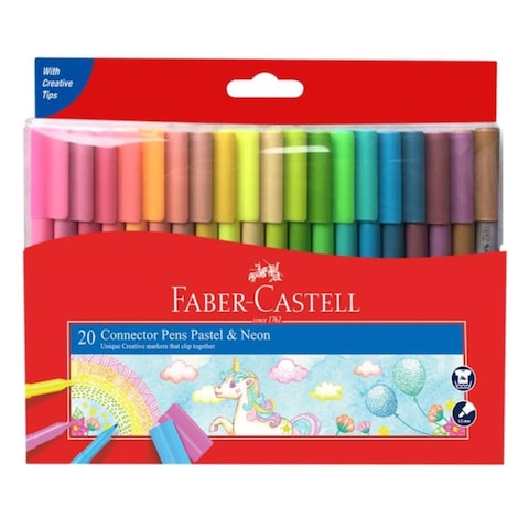 Faber-Castell Connector Felt Tip Pens 20 PCS