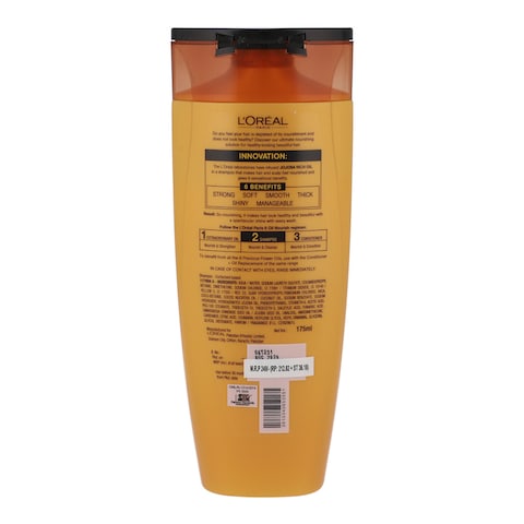 L&#39;Oreal Paris 6 Oil Nourishing Shampoo Scalp + Hair 175 ml