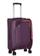Eminent Expandable Luggage Trolley Bag Soft Suitcase for Unisex Travel Polyester Shell Lightweight with TSA lock Double Spinner Wheels E765SZ Carry On 20 Inch Purple