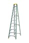 Penguin - Fibreglass Single Sided Ladder-Plastic Top: Step 12, 3.4m