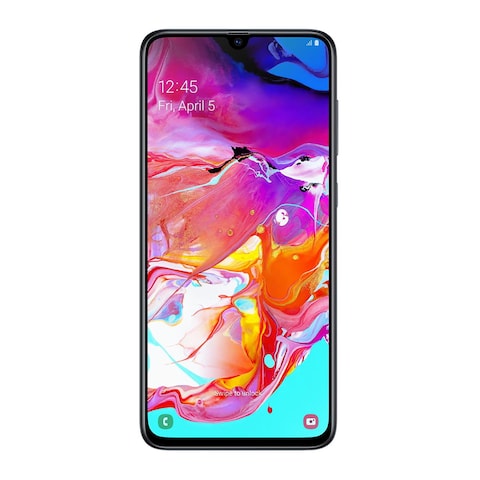 Samsung Galaxy A70 Dual SIM, 128GB, 6GB RAM, 4G LTE - Black