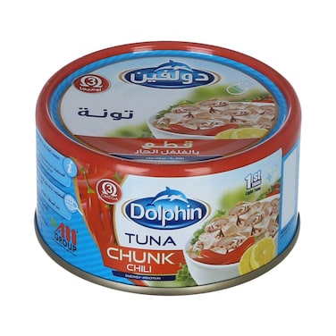 Dolphin Chili Tuna Chunks - 170 Gram