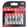 Carrefour Alkaline LR6-AAA Batteries 6 Pieces Red